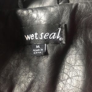 Black Faux Leather Jacket